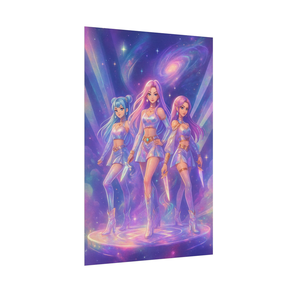Huntr/x KPop Demon Hunters Poster Print, Multiple Sizes