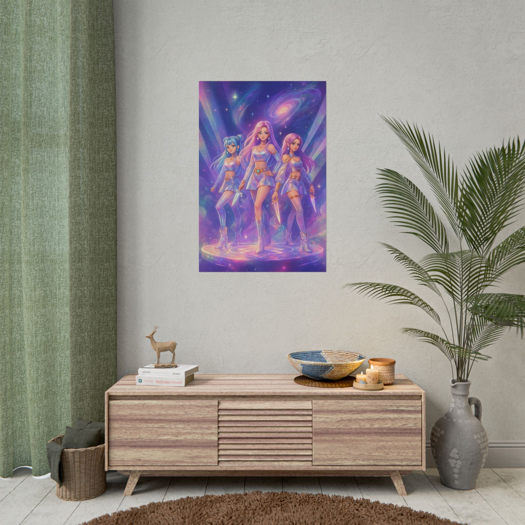 Huntr/x KPop Demon Hunters Poster Print, Multiple Sizes