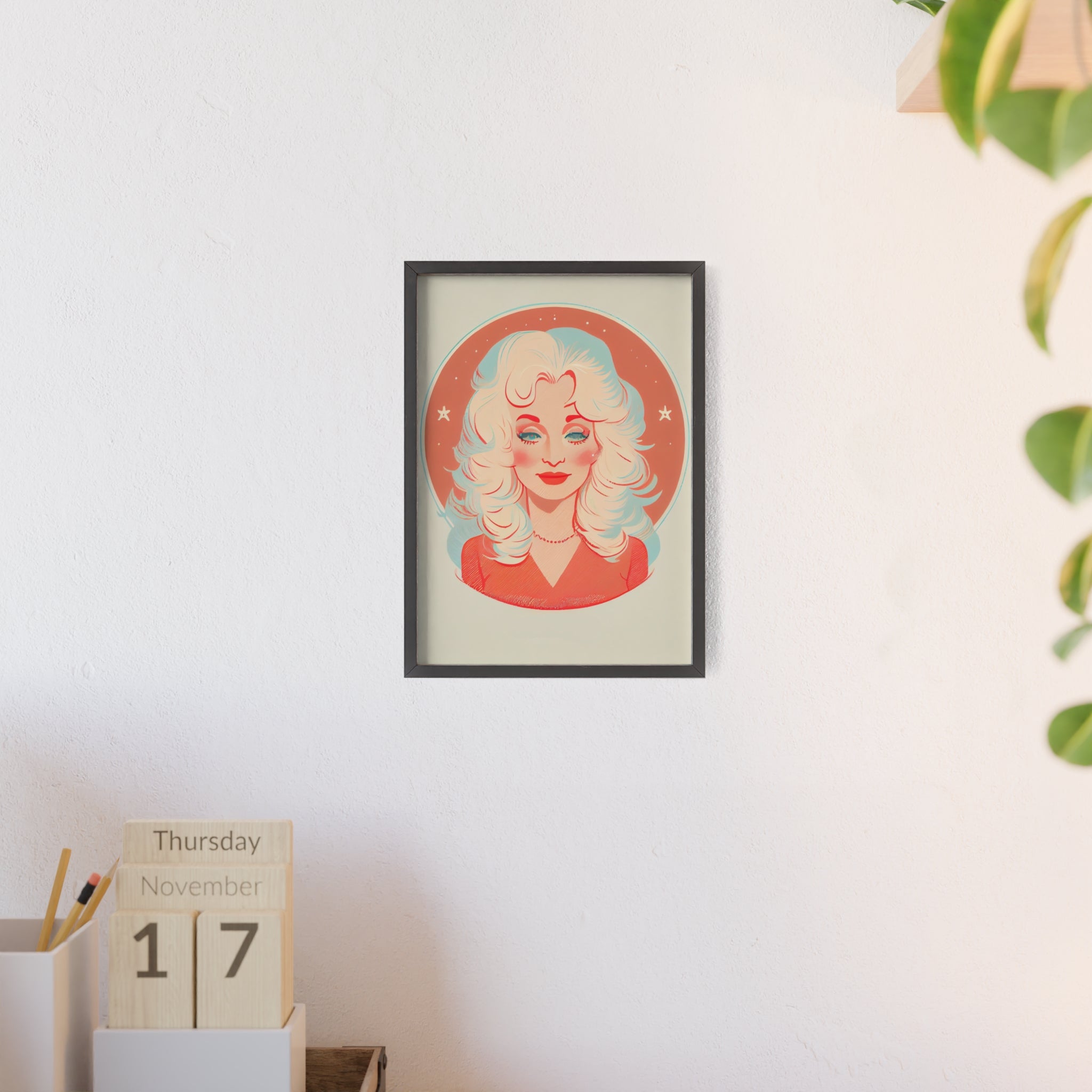 Dolly Parton Print, Retro Wall Decor, Gift for Music Lovers, Home Decoration, Celebrity Poster, Unique Art