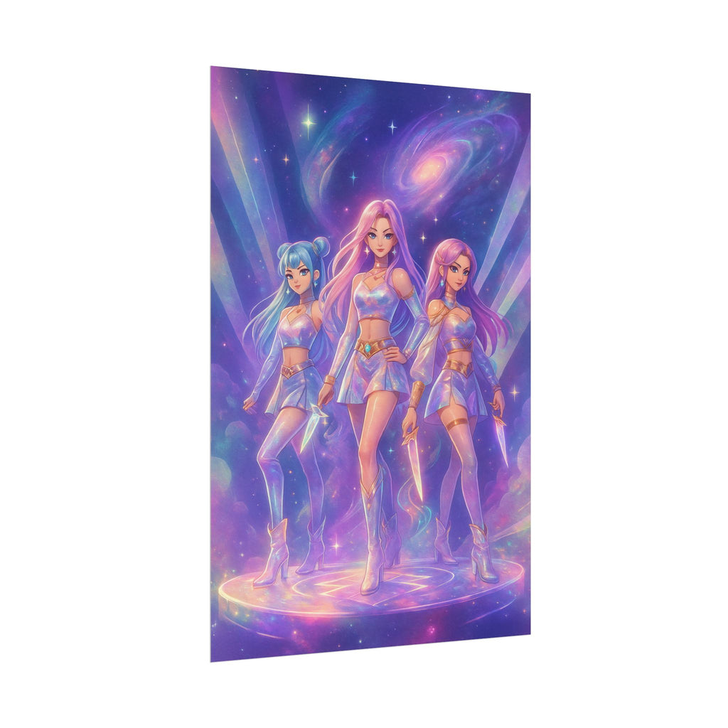 Huntr/x KPop Demon Hunters Poster Print, Multiple Sizes