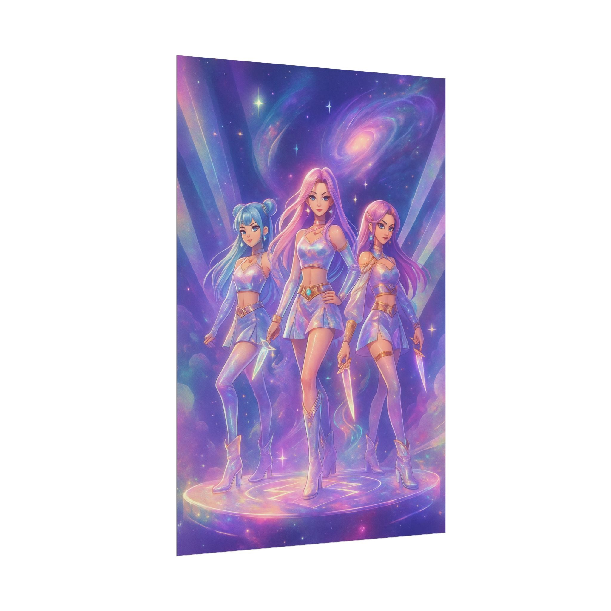 Huntr/x KPop Demon Hunters Poster Print, Multiple Sizes