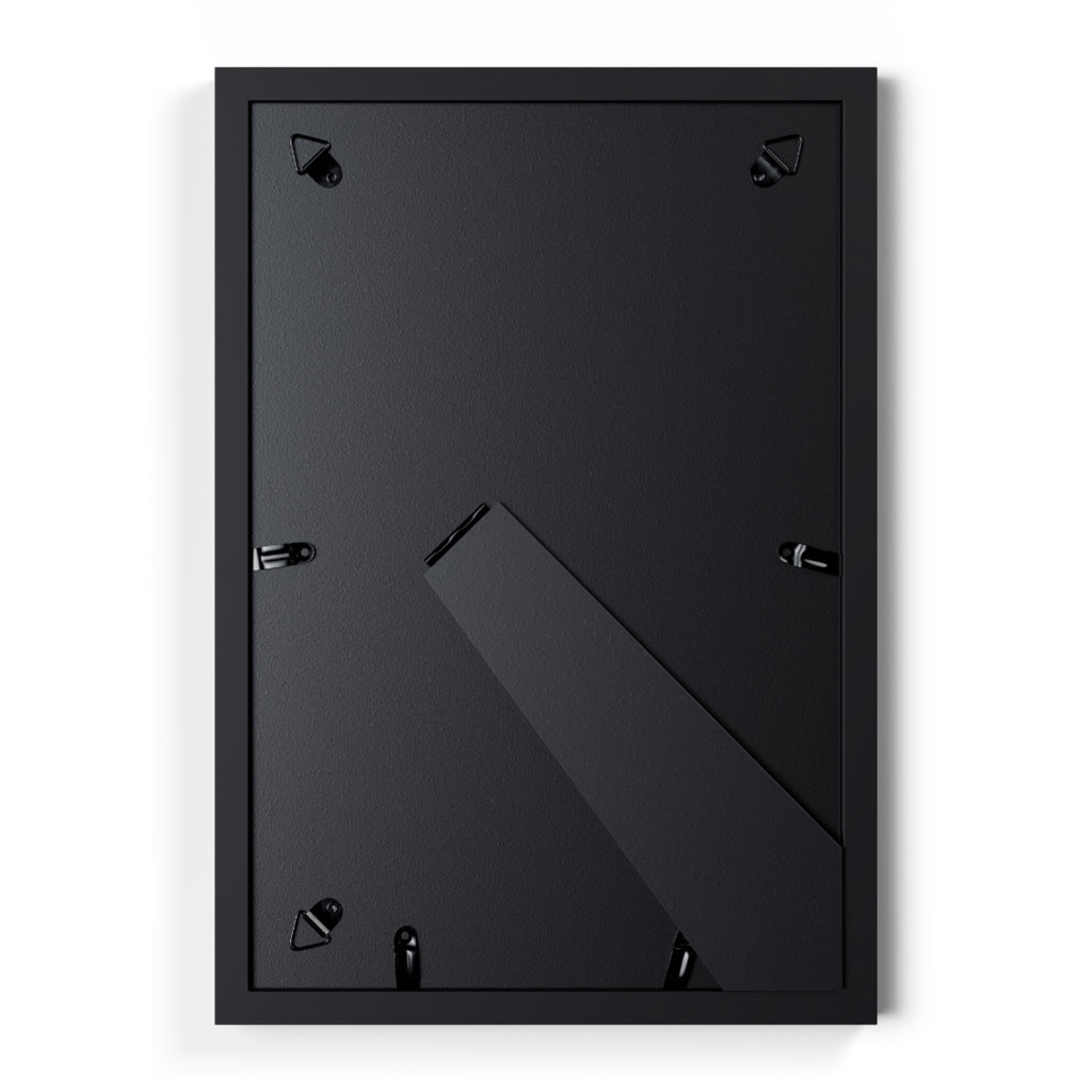 Venice Italy Rialto Bridge Poster - Framed Gondola Wall Art, Canal Scene Print, Watercolor Travel Decor