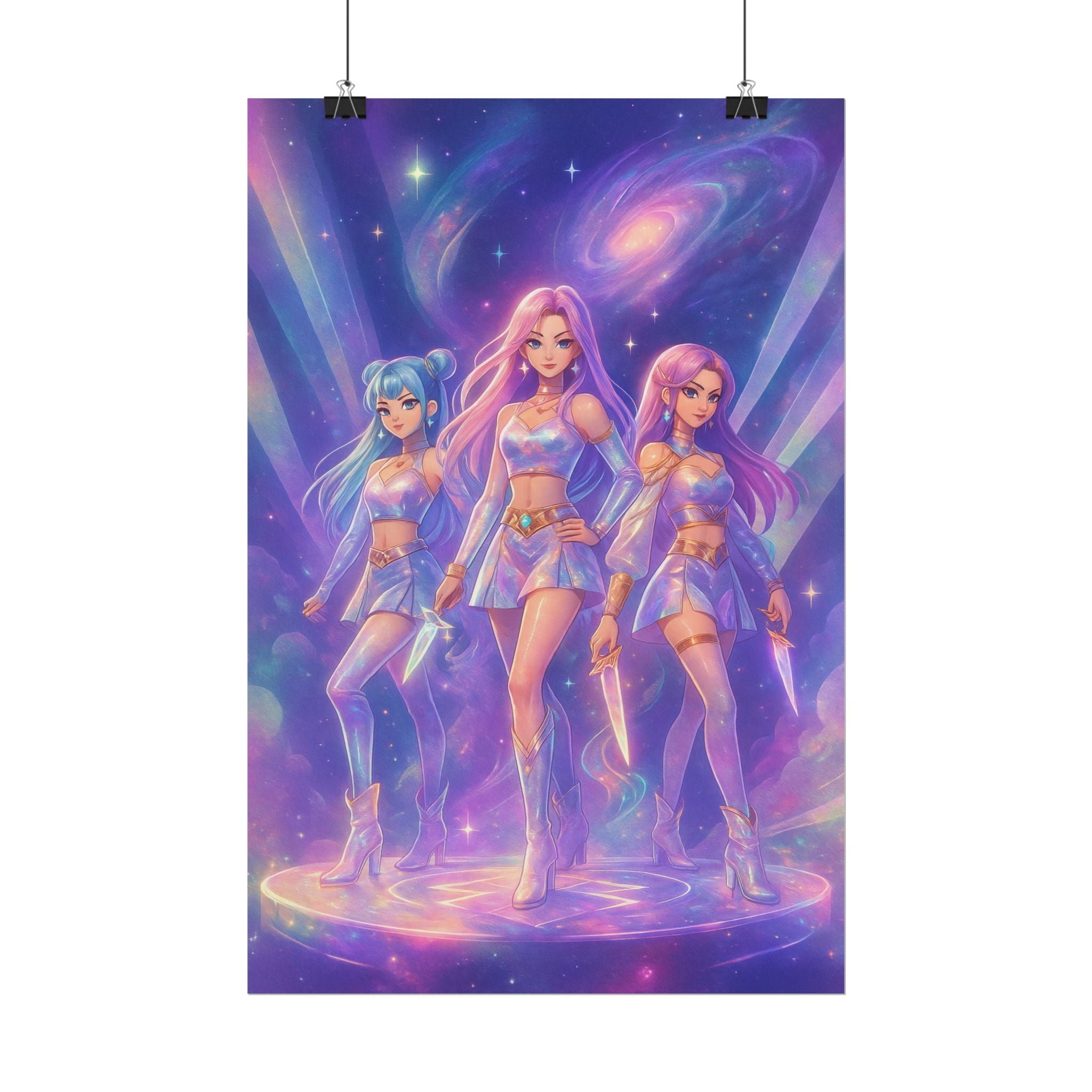 Huntr/x KPop Demon Hunters Poster Print, Multiple Sizes