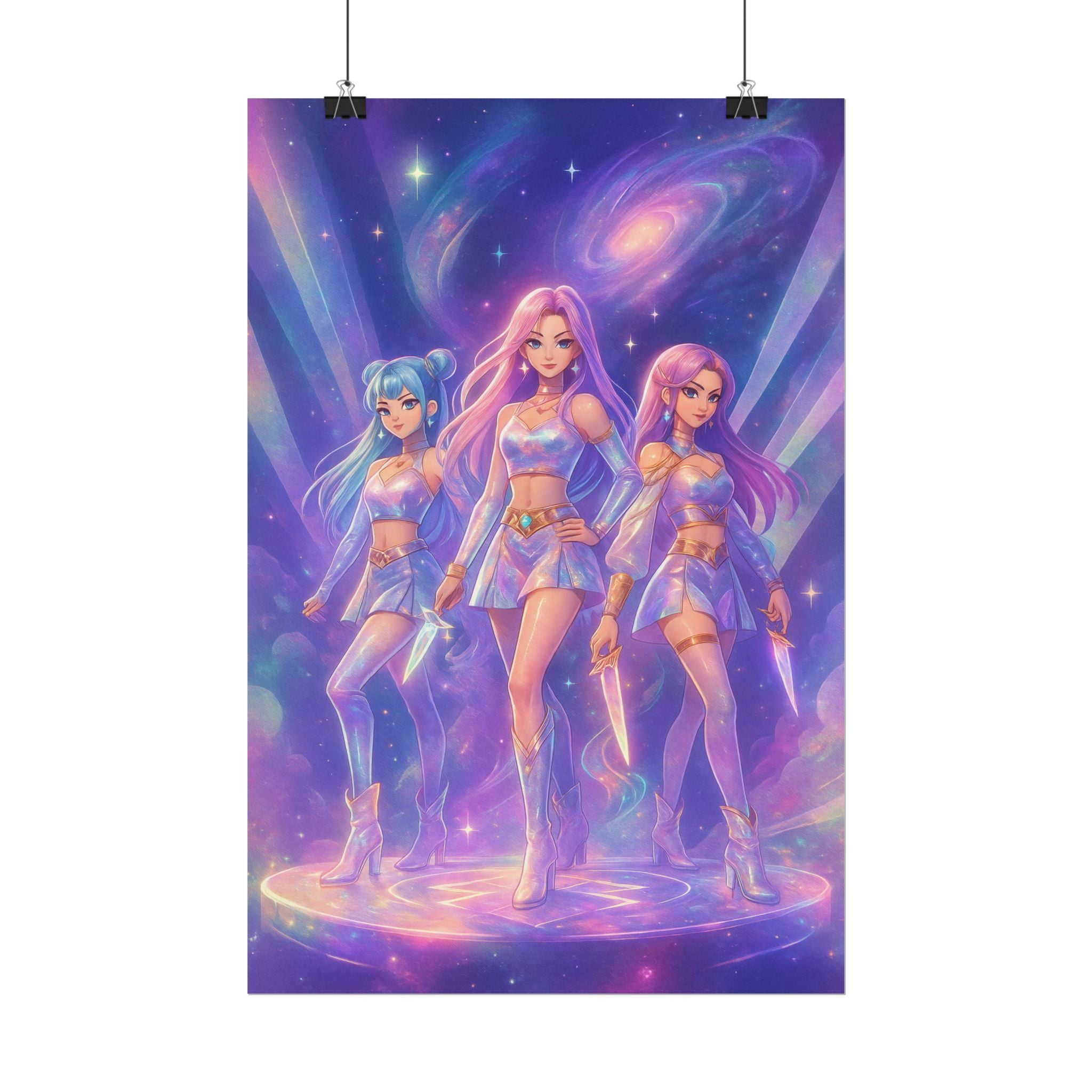 Huntr/x KPop Demon Hunters Poster Print, Multiple Sizes