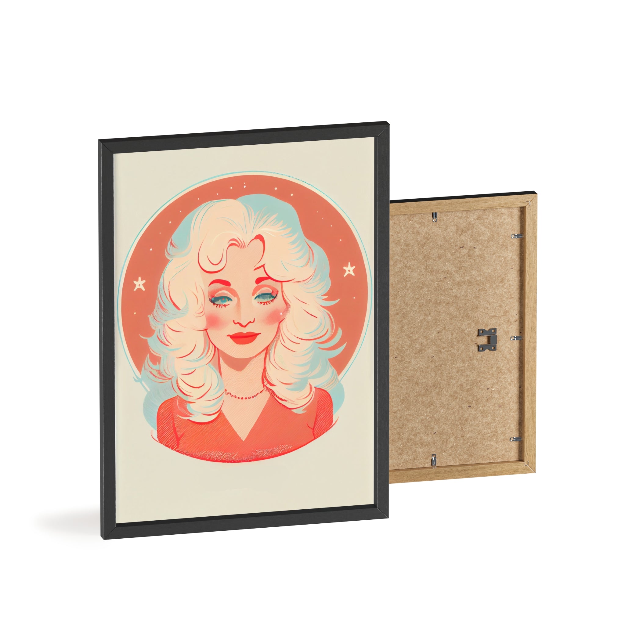 Dolly Parton Print, Retro Wall Decor, Gift for Music Lovers, Home Decoration, Celebrity Poster, Unique Art